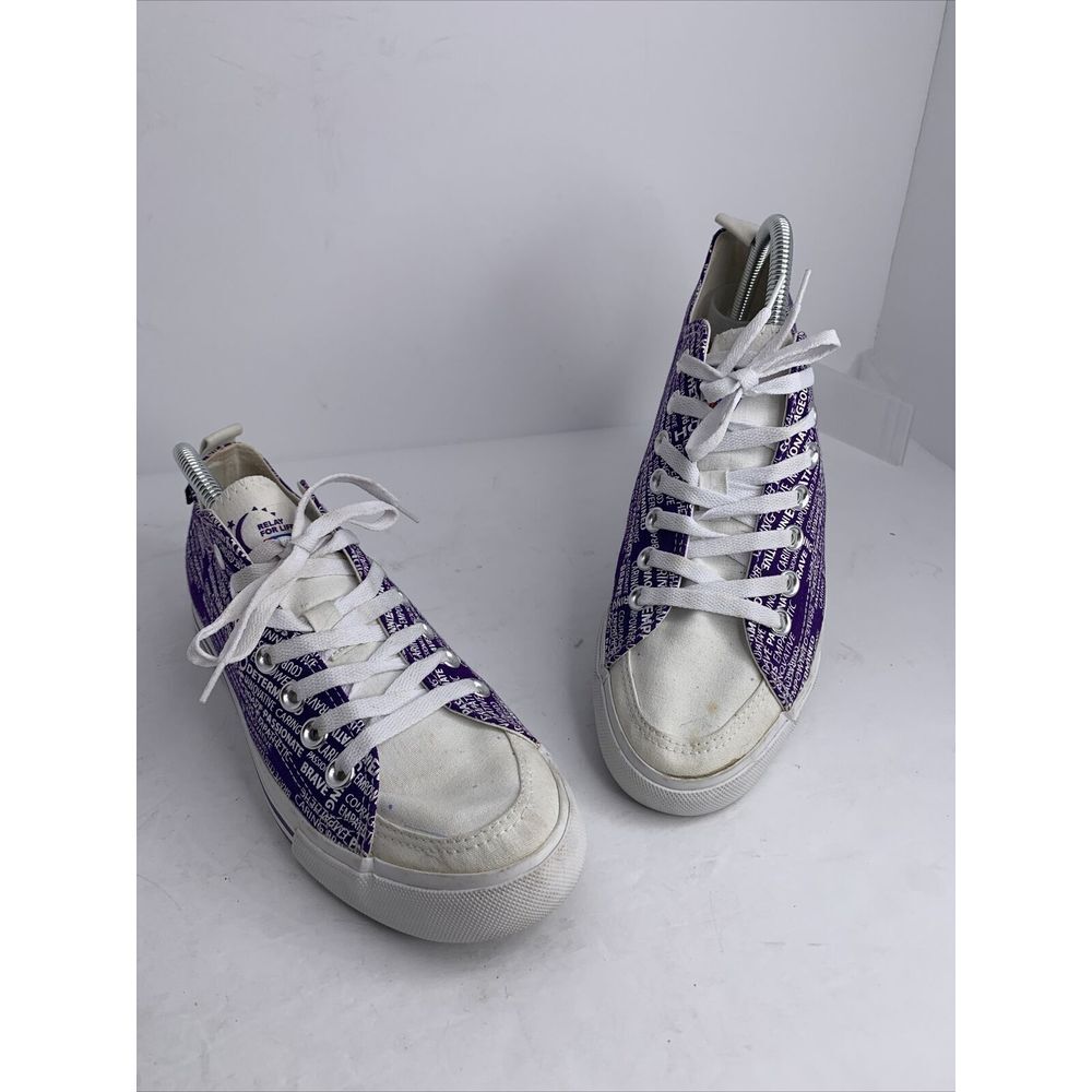 Unisex Relay For Life ACS‎ SKICKS Shoes Men Size 8 Women  Size 10 Purple